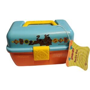 Scooby-Doo 2 Pc. Large Tackle Box by Shakespeare W/ Removable Tray New With Tags